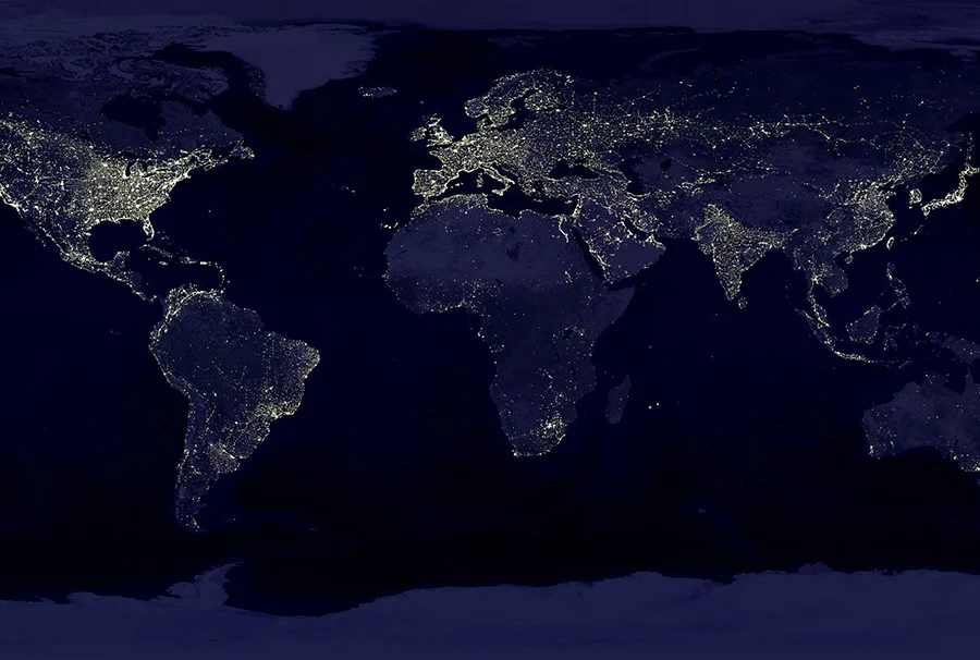 The world with lights